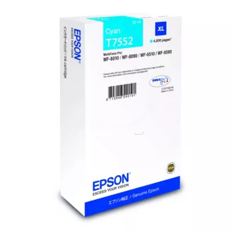 Farba do tlačiarne Epson T7552 (C13T75524N) - cartridge, cyan (azúrová)