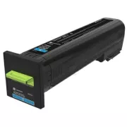 Toner Lexmark 72K2XCE, cyan (azúrový)