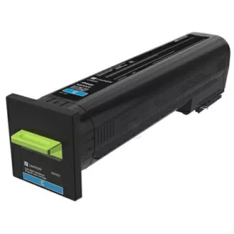 Toner Lexmark 72K2XCE, cyan (azúrový)
