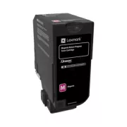 Toner Lexmark 74C20ME, magenta (purpurový)