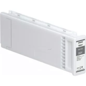 Farba do tlačiarne Epson T8007 (C13T800700) - cartridge, dark gray (tmavo sivá)