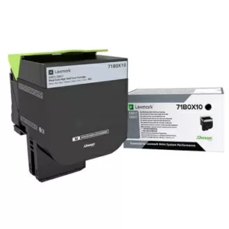 Toner Lexmark 71B0X10, black (čierny) Toner Lexmark 71B0X10, black (čierny)