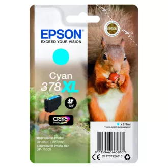 Farba do tlačiarne Epson T3792 (C13T37924010) - cartridge, cyan (azúrová)