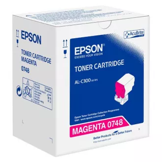 Toner Epson C13S050748, magenta (purpurový)