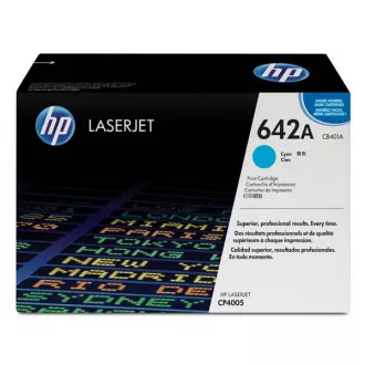 Toner HP 642A (CB401A), cyan (azúrový)