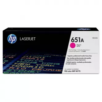 Toner HP 651A (CE343A), magenta (purpurový) Toner HP 651A (CE343A), magenta (purpurový)