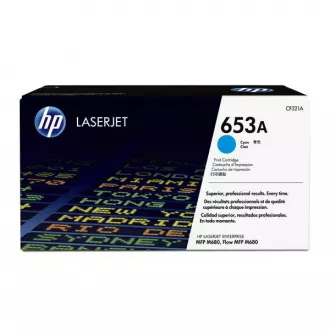 Toner HP 653A (CF321A), cyan (azúrový)