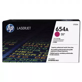 Toner HP 654A (CF333A), magenta (purpurový)