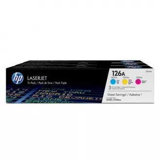 Toner HP 126A (CF341A), color (farebný) 3ks