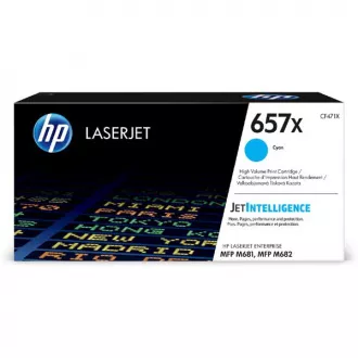 Toner HP 657X (CF471X), cyan (azúrový)