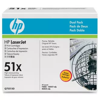 Toner HP 51X (Q7551XD), black (čierny)