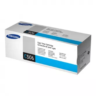 Toner Samsung CLT-C506L (SU038A), cyan (azúrový)