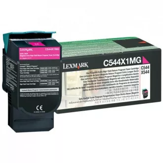 Toner Lexmark C544X1MG, magenta (purpurový)
