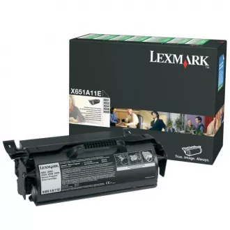 Toner Lexmark X651A11E, black (čierny) Toner Lexmark X651A11E, black (čierny)