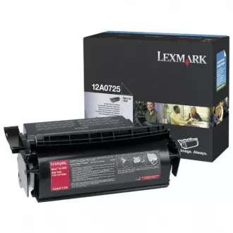 Toner Lexmark 12A0725, black (čierny) Toner Lexmark 12A0725, black (čierny)
