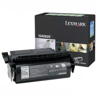 Toner Lexmark 12A0829, black (čierny)
