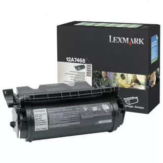 Toner Lexmark 12A7468, black (čierny) Toner Lexmark 12A7468, black (čierny)