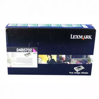 Toner Lexmark 24B5702, magenta (purpurový)