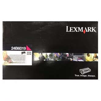 Toner Lexmark 24B6019, magenta (purpurový)