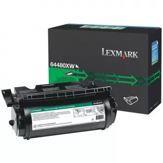 Toner Lexmark 64480XW, black (čierny)