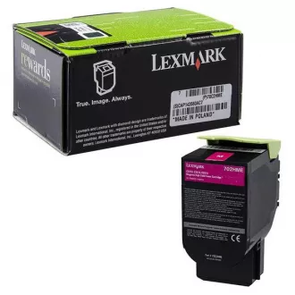 Toner Lexmark 70C2HME, magenta (purpurový)