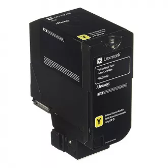 Toner Lexmark 74C0H40, yellow (žltý) Toner Lexmark 74C0H40, yellow (žltý)