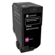 Toner Lexmark 74C20M0, magenta (purpurový)