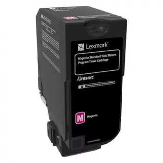Toner Lexmark 74C20M0, magenta (purpurový)