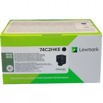 Toner Lexmark 74C2HKE, black (čierny)