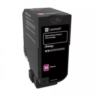 Toner Lexmark 74C2SM0, magenta (purpurový)