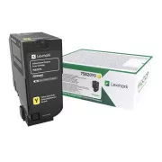 Toner Lexmark 75B20Y0, yellow (žltý)