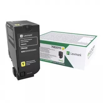 Toner Lexmark 75B20Y0, yellow (žltý)