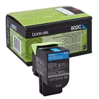 Toner Lexmark 80C20C0, cyan (azúrový) Toner Lexmark 80C20C0, cyan (azúrový)