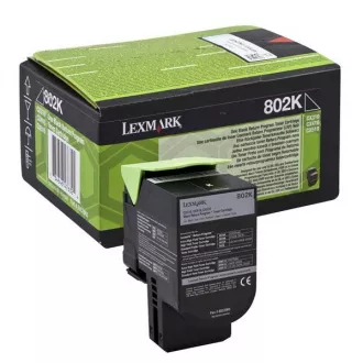 Toner Lexmark 80C20K0, black (čierny)