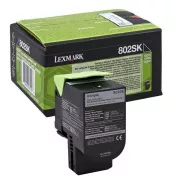 Toner Lexmark 802S (80C2SK0), black (čierny)