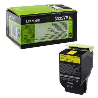 Toner Lexmark 80C2SYE, yellow (žltý) Toner Lexmark 80C2SYE, yellow (žltý)
