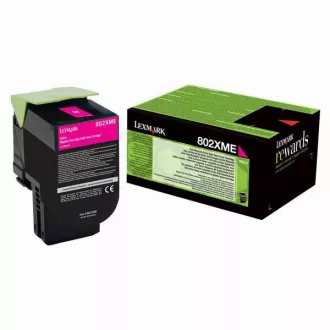 Toner Lexmark 80C2XME, magenta (purpurový) Toner Lexmark 80C2XME, magenta (purpurový)