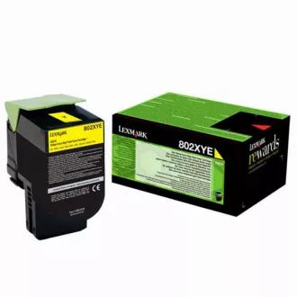 Toner Lexmark 80C2XYE, yellow (žltý) Toner Lexmark 80C2XYE, yellow (žltý)