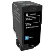 Toner Lexmark 84C2HC0, cyan (azúrový)