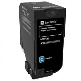 Toner Lexmark 84C2HC0, cyan (azúrový)