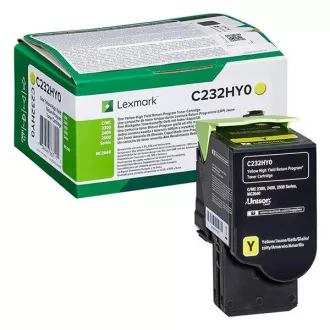 Toner Lexmark C232HY0, yellow (žltý)