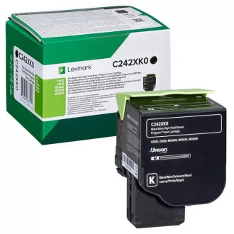 Toner Lexmark C242XK0, black (čierny)