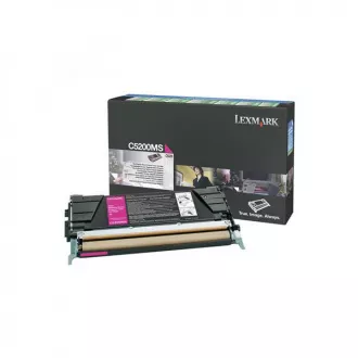 Toner Lexmark C5200MS, magenta (purpurový) Toner Lexmark C5200MS, magenta (purpurový)