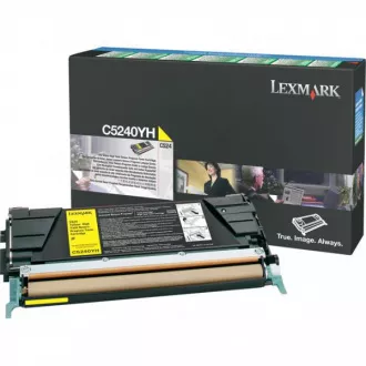 Toner Lexmark C5240YH, yellow (žltý) Toner Lexmark C5240YH, yellow (žltý)