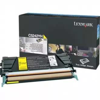 Toner Lexmark C5242YH, yellow (žltý) Toner Lexmark C5242YH, yellow (žltý)