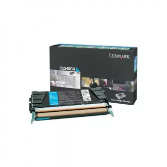 Toner Lexmark C5340CX, cyan (azúrový)