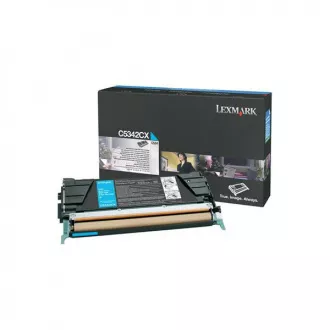 Toner Lexmark C5342CX, cyan (azúrový) Toner Lexmark C5342CX, cyan (azúrový)