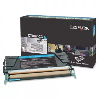 Toner Lexmark C748H1CG, cyan (azúrový) Toner Lexmark C748H1CG, cyan (azúrový)