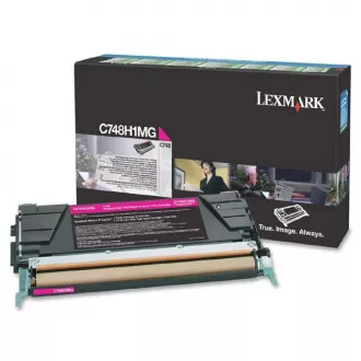 Toner Lexmark C748H1MG, magenta (purpurový) Toner Lexmark C748H1MG, magenta (purpurový)