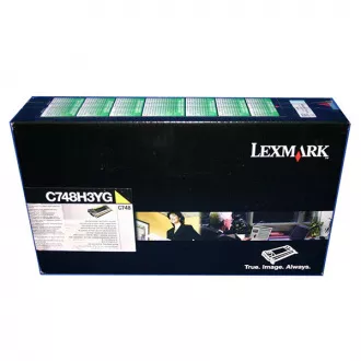 Toner Lexmark C748H3YG, yellow (žltý)